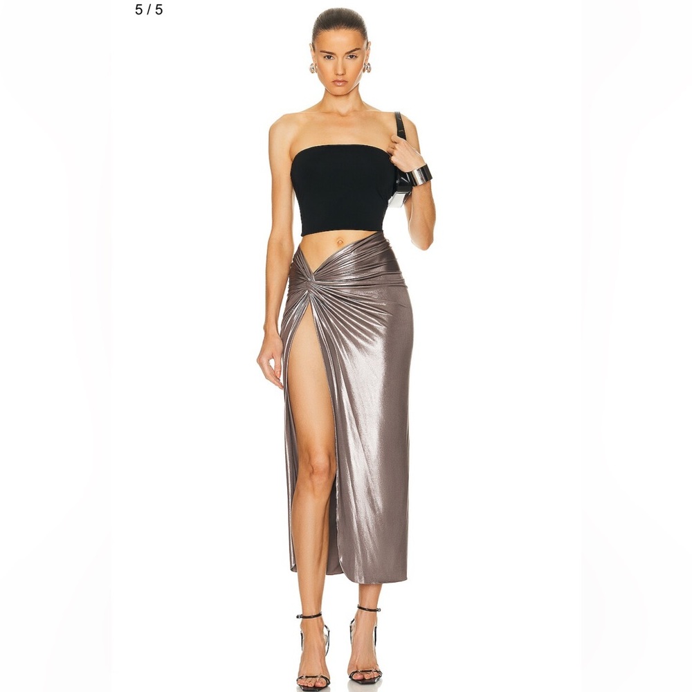 LAPOINTE Coated Jersey Long Twist Sarong With Slit size 12 / Large